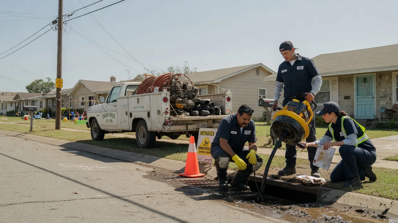 Drain Cleaning in Streetman, TX near me